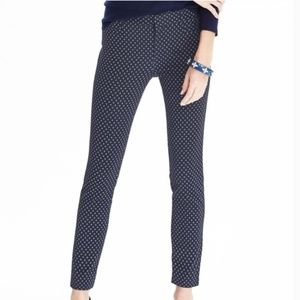 Banana Republic Sloan Pant Navy Floral, Size 6